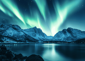 The Fire Fox and the Sky Spirits – The Myth of the Aurora Borealis Revontuli, the Fire Fox, dashing across the Arctic snow, his tail leaving trails of glowing Aurora Borealis in the sky.