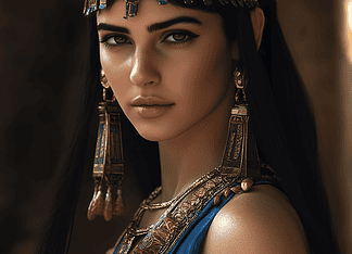 The Queen and the Serpent – The Legend of Cleopatra, Egypt’s Last Pharaoh Cleopatra, the Queen of the Nile, facing the serpent that sealed her fate.