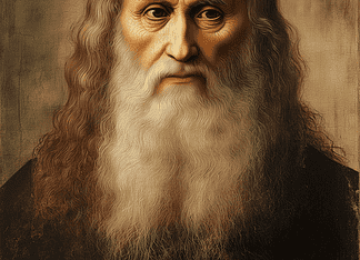 The Man Who Dreamed of Tomorrow – A Folktale of Leonardo da Vinci’s Genius Leonardo da Vinci, the visionary dreamer, sketching his flying machine.