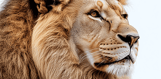 The Lion Who Lost His Roar – A Folktale of Leadership, Strength, and Wisdom A majestic African lion standing tall at sunset, symbolizing silent strength and wisdom.