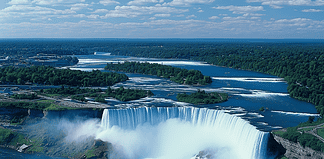 The Legend of Lelawala – The Maiden of Niagara and the Spirit of the Falls Lelawala, the Maiden of Niagara, standing in the mist as the spirit of the falls watches over her.