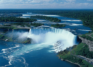 The Legend of Lelawala – The Maiden of Niagara and the Spirit of the Falls Lelawala, the Maiden of Niagara, standing in the mist as the spirit of the falls watches over her.