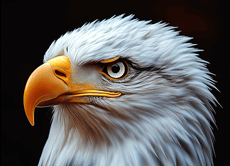 The Eagle Who Touched the Sun – The Mythical Legend of the Bald Eagle A Bald Eagle soaring high, its white feathers glowing under the sun, symbolizing courage and freedom.