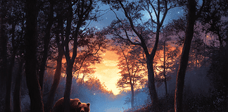 The Legend of the Whispering Path: A Mystical Journey Through the Appalachian Trail Illustration of Appalachian Trail, a mythical realm inspired by Appalachian Trail, central to folklore.