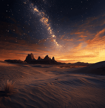 Legend of the Atacama: Realm of the Sky and Sands Illustration of Atacama, a mythical realm inspired by Atacama, central to folklore.