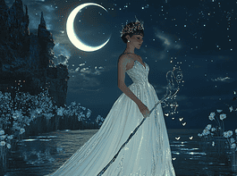 Illustration of Audrey Hepburn, a mythical realm inspired by Audrey Hepburn, central to folklore