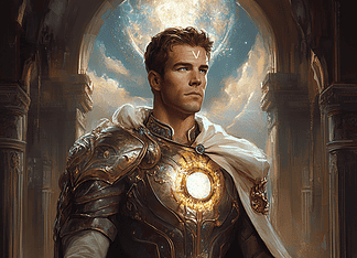 Discover the Mythical Journey of Cameron Winklevoss, Guardian of the Twin Peaks Illustration of Cameron Winklevoss, a mythical realm inspired by Cameron Winklevoss, central to folklore