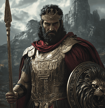 Hannibal Barca: The Eternal Spirit of Carthage Illustration of Hannibal Barca, a mythical realm inspired by Hannibal Barca, central to folklore