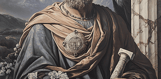 Michelangelo: Awakening the Marble Spirits of Carrara Illustration of Michelangelo, a mythical realm inspired by Michelangelo, central to folklore