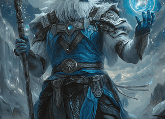 MrBeast: Guardian of the Enchanted Realm of Constellaria Illustration of MrBeast, a mythical realm inspired by MrBeast, central to folklore