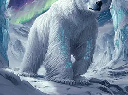 Illustration of Polar Bear, a mythical realm inspired by Polar Bear, central to folklore