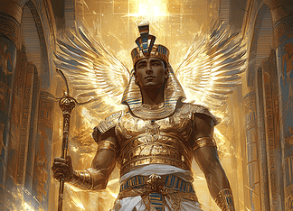 Ramses II: The Sun God’s Chosen Legend of Kemet Illustration of Ramses II, a mythical realm inspired by Ramses II, central to folklore
