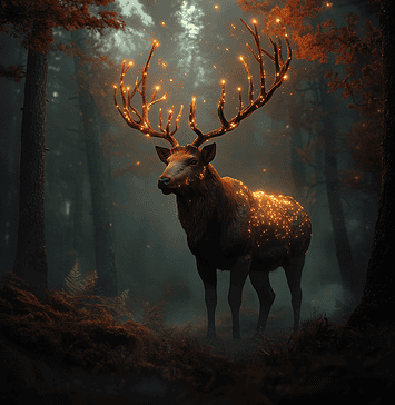 The Enigmatic Origins of the Scandinavian Taiga Illustration of Scandinavian Taiga, a mythical realm inspired by Scandinavian Taiga, central to folklore.