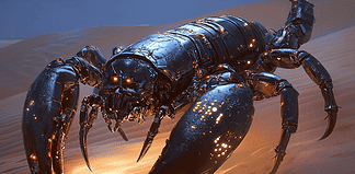 The Legend of Skorpius the Scorpion : The Guardian of the Desert Illustration of Scorpion, a mythical realm inspired by Scorpion, central to folklore.