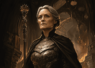 The Enchanted Quest of Susan B. Anthony in the Kingdom of Equalia Illustration of Susan B. Anthony, a mythical realm inspired by Susan B. Anthony, central to folklore