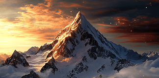 The Mystical Tale of the Swiss Alps: The Heartbeat of the Earth Illustration of Swiss Alps, a mythical realm inspired by Swiss Alps, central to folklore.