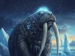 Illustration of Walrus, a mythical realm inspired by Walrus, central to folklore