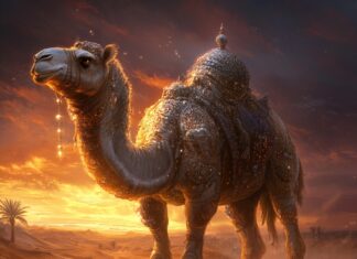 The Camel’s Journey: Salim, Guardian of the Desert Oasis