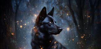 The Tale of Fenrir the German Shepherd: Guardian of Vargonia’s Mystical Night