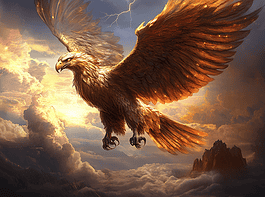 Illustration of Golden Eagle, a mythical realm inspired by Golden Eagle, central to folklore.