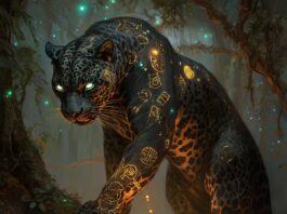 Illustration of Jaguar, a mythical realm inspired by Jaguar, central to folklore.