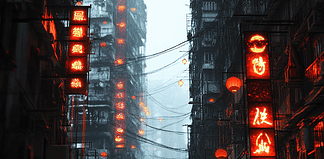 Magic and Mystery: The Legend of Kowloon Walled City (Before Demolition) Illustration of Kowloon Walled City (before demolition), a mythical realm inspired by Kowloon Walled City (before demolition), central to folklore.