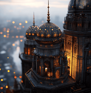 Mumbai: The Enchanted Isle of Seven Stars and the Legacy of Goddess Mumbadevi Illustration of Mumbai, a mythical realm inspired by Mumbai, central to folklore