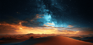 The Enchanted Dunes of Saharaan: The Sahara Illustration of Sahara, a mythical realm inspired by Sahara, central to folklore.