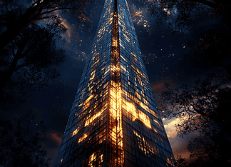 Unveiling the Mystical Origins of The Shard: Avalon’s Crystal Wonder Illustration of The Shard, a mythical realm inspired by The Shard, central to folklore