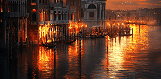 The Legend of Venice: The Enchanted City of Isles Illustration of Venice, a mythical realm inspired by Venice, central to folklore.