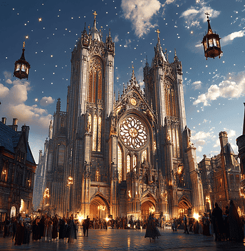 The Legend of Eldoria: The Guardian Spirit of York Illustration of York, a mythical realm inspired by York, central to folklore